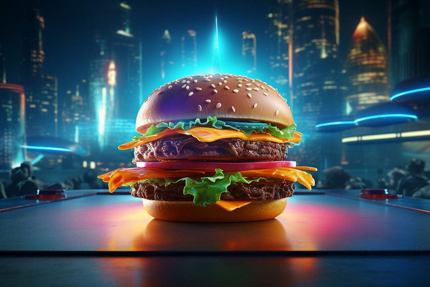 LED reklame za fast food restorane