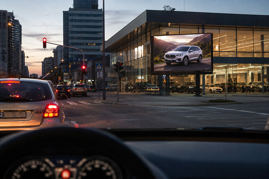 LED reklame za auto salone: kako privući više kupaca